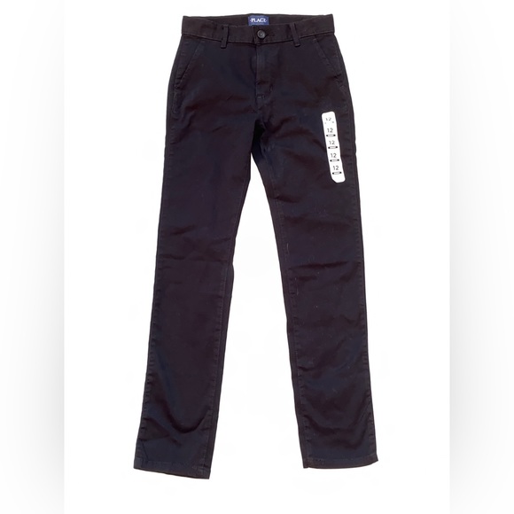The Children’s Place Black Slim Pants for Boys - Picture 2 of 8